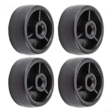 4 Nylonrollen für Fitnessgeräte für Laufband und Heimtrainer, entworfen, um Lärm und Bodenschäden zu minimieren und gleichzeitig eine reibungslose Rollleistung zu bieten