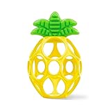 Bright Starts Oball Easy Grasp Ananas Beiring Spielzeug, Hold My Own Kollektion, BPA-frei, Unisex, Neugeborene und lter