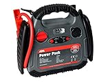 APA 16540 Power Pack, mit Kompressor und Starthilfe, 12 V,Schwarz, Grau, Rot