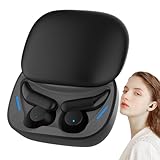 Nuytghr Schlaf-Ohrhörer für Seitenschläfer – schalldichte Smart-Touch-Schlafkopfhörer | leise Kopfhörer für Zuhause, Reisen, Geschäftsreisen, Camping, Urlaub