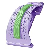 Rückenstrecker 3-stufig verstellbar | Rückenstrecker für Wirbelsäule | Rutschfester Massagegerät Wirbelsäulenkorrektor Für Muskelerholung Fitness Männer Frauen Workout Zu Hause Schlaf