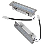 KOMBIUDA 2 Stück dunstabzugshaube leuchtmittel cooker hood bulbs dunstabzugshaube led herd beleuchtung led lampen für dunstabzugshauben ersatzglühbirne Silver