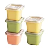 Zestivra Wiederverwendbare Eiswürfelform mit Deckel, leicht herauszunehmen und zu reinigen, für Whiskey, Cocktails, Bourbon, zum Kühlen von Getränken, Kaffee, 5 Stück