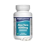Aloe Vera 6000mg - 360 Tabletten - Geeignet für Veganer - Versorgung für 6 Monate - SimplySupplements