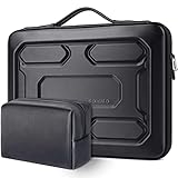 DOMISO 17.3 Zoll Laptoptasche Wasserdicht mit Beutel Schutzhülle Protective Laptop Case Sleeve Stoßfest Laptophülle für 17.3' Notebook/Dell Inspiron/MSI/Lenovo IdeaPad 320 321/HP Envy/ASUS,Schwarz