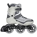 Powerslide Inline Skates Phuzion Krypton Grey 100, Unisex für Herren und Damen in Grau, 100mm/83A Rollen, ABEC 7 Pro Kugellager, Art. nr.: 901984