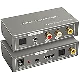 HDMI ARC Adapter Digital Analog Wandler ARC Audio Extractor Koaxial Optical zu SPDIF Koaxial Optical Cinch L/R Stereo Ausgang 3,5mm für Verstärker, Soundbar, Heimkinosystem usw