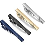 4 Pcs Krawattennadel, Krawattenklammer, Krawattennadeln FüR Herren, Tie Clip, Broschen FüR Kleidung, Krawattennadel Gold, Krawattennadel Personalisiert