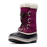 Sorel KIDS YOOT PAC NYLON WATERPROOF Schneestiefel für Unisex Kinder, Lila (Wild Iris x Dark Plum) - Youth, 32 EU