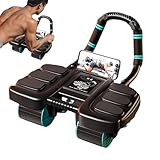 AB Roller - AB-Rad mit 4 Rädern | Bauchmuskelrolle mit 4 Rädern | Automatische Rückprallrolle aus ABS | Bauchmuskeltrainer für Kerntrainer