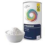 Raab Vitalfood® D-Mannose Pulver (220 g) - frei von Zusätzen, vegan, glutenfrei, gut löslich, mit Meßlöffel in der Dose, Vorratspackung, 100% D-Mannose (gewonnen aus Mais)