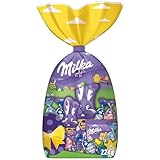 Milka Ostermischung 1 x 224g I Oster Schokolade Mix-Beutel I Ostergeschenk Schokolade I Süßigkeiten zu Ostern aus 100% Alpenmilch Schokolade I Einzelpackung