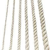 Baumwollkordel Kordel Baumwollseil Rope Garn Dickes Seil 12mm Makramee Regenbogen DIY Set (10M)