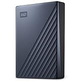 WD My Passport Ultra externe Festplatte 2 TB (mobiler Speicher, Metallgehäuse, herunterladbare Software, automatische Backups, Passwortschutz) Blau - auch kompatibel mit PC, Xbox, PS4 und PS5