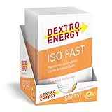 Dextro Energy IsoFast Peach Iced Tea Sachets 12x44,5g (12er Pack) - Hypotones Elektrolyte Sportgetränk mit Kohlenhydraten für eine optimale Flüssigkeitsaufname