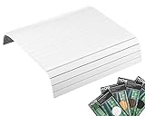 Bamboo Sofatablett für die Armlehne- Anti-Rutsch, Flexibler Sofatisch für alle Armlehnen- Langlebiger Couchtisch mit einem eleganten Design, natürliche Farbe, passt zu jedem Interieur