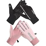 DKDDSSS Handschuhe Kinder Winter, Warme Winterhandschuhe, Thermo Laufhandschuhe, Fahrradhandschuhe, Reithandschuhe Kinder, für 12-15 Jahre Kind Jung Mädch, Outdoor Camping Wandern Laufen