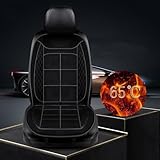 Auto Sitzheizung 12v Auflage Sitzheizung 12v Intelligente Steuerung, Kfz Heizkissen Auto 12v Zigarettenanzünder Car Heating Mats Heizkissen Auto 1 Packung,black