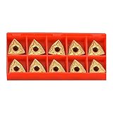 Artillery High Performance Wendeschneidplatten Cnc- Wendeschneidplatten Wnmg Wendeplatten WNMG432 (WNMG0804) Hartmetall-Einsätze für CNC-Drehen, Werkzeuglösungen, 10 Stück