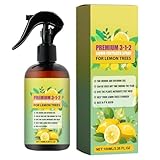 Flüssigdünger - Grünpflanzendünger | Zitronenbaum-Spray | Nebelkonzentrat Für Gesundheit | Wollläuse Sowie Spinnmilben | Zitronenbaum-Sprühdüngernebel Für Gesunde Blätter