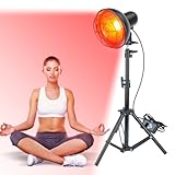 Rkdely Infrarotlampe mit ständer 150W Rotlichtlampe Wärmelampe