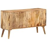 WRJENFSC Schrank Wohnzimmer Dekorative Lagerschränke Küchenlagerschränke Sideboard Mango Massivholz 110x30x60 cm Geeignet für Esszimmer, Korridor, Wohnzimmer, Schlafzimmer