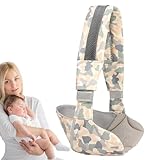 Babytrage, Babytrage - Ergonomischer Hüftsitz mit Babyschlinge | Ergonomische 1-Schulter-Babytrage für Kleinkinder, Schlinge für Kleinkinder mit verstellbarem Schultergurt