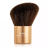 M. Asam Magic Finish Kabuki Brush - Kompakter, abgeschrägter Make-Up Pinsel - perfekt für Make-up, loses Puder, Puder, Foundation, Blush, Bronzer & Highlighter