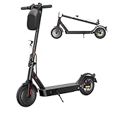 E Scooter mit Straßenzulassung, 10/8.5 Zoll Elektroroller 500W Peak, Max 40/30km Reichweite, Doppelbremse&Stoßdämpfung, APP-Verbindung, 3S Klappbar LED-Licht & Reflektoren E Roller für Erwachsene