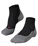 FALKE Herren Laufsocken RU4 Endurance Short M Sso Baumwolle Funktionsmaterial antiblasen 1 Paar, Schwarz Black-Mix 3010, 42-43