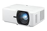 ViewSonic V52HD Full HD 1080P Laser Beamer, 5000 ANSI-Lumen, Ultra-großer Bildschirm, Keystone-Korrektur, 2X HDMI, USB-A, 15W Lautsprecher