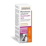 Mometason-ratiopharm® Heuschnupfenspray 50 Mikrogramm/Sprühstoß Nasenspray, Suspension: zur Behandlung von Symptomen einer saisonalen allergischen Rhinitis, 60 Hübe