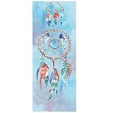 Yoga Handtuch Rutschfest, 64 x 188 cm, Mikrofaser Yogatuch Schnelltrocknend, Yogahandtuch Antirutsch ideal für Matte, Hot Yoga