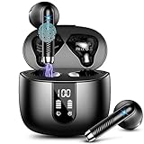 Bluetooth Kopfhörer, In Ear Kopfhörer Kabellos Bluetooth 5.3 Kabellose Kopfhörer mit 4 Mic, 2023 Neue ENC Noise Cancelling Wireless Earbuds 48H Tiefer Bass, IP7 Wasserdicht Ohrhörer LED-Anzeige USB-C