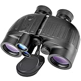 8x40 Fernglas für Erwachsene, ausgestattet mit Entfernungsmesser und Kompass, IP65 wasserdichtes UHD-Fernglas, Sichtfeld 8°, OLED-Glas für Vogelbeobachtung, Segeln, Bootfahren, Angeln