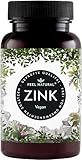 Zink Tabletten - 365 Stück im Jahresvorrat - Hochdosiert mit 25mg je Tagesdosis - Hochwertig: Zink-Bisgylcinat - Laborgeprüft, ohne Zusätze wie Magnesiumstearat - Vegan