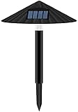 Solar-Rasenleuchte für den Außenbereich, wasserdichter Pilzschirm für den Außenbereich, lichtgesteuerte Gartenleuchten für den Außenbereich, dekorative Pfostenleuchten sind geeignet für Gartenvil