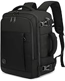 VANKEV für Ryanair Handgepäck 40x20x25 Laptop Rucksack Reiserucksack Klein Handgepäck Tasche Rucksack 14 Zoll Laptop Backpack für Herren Damen Schwarz