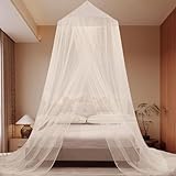 Xiujuers Moskitonetz Bett, 250x1100x60cm Moskitonetz Doppelbett, Feinmaschiges Betthimmel Mückennetz, Fliegennetz Bett, Himmelbett Vorhänge, Hängendes Bett Moskitonetz für Camping, Hause, Babybetten