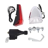 SELVFZ Radsportlichter Scheinwerfer Retro Fahrrad Lampe Mit Halterung Fahrrad Vintage Modifikation Teile Langlebige Rückleuchten Wieder Auflösbar