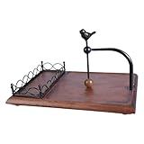 Robuste Eisen Serviettenhalter Und Gewürz Organisatoren Haushaltszubehör Vorräte Für Esszimmer Oder Wohnbereich Holzbasis Lagerregal