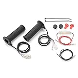 DAYTONA Beheizte Griffe für Motorradlenker, 22,2 mm, offenes Ende/Steuerung, mit Batterie-Schutz.