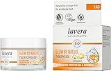 lavera GLOW BY NATURE Tagespflege - Naturkosmetik - vegan - Q10 & Vitamin C - feuchtigkeitsspendend - Tagescreme - vitalisierend - PETA-zertifiziert - 1 x 50 ml