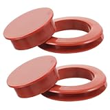 Kisangel 2 Stück Umbrella Rings mit Kappen Wetterfeste Tischschirm Ringe für Gartenmöbel Passend für Terrassentische Robust und Langlebig