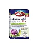 Abtei Mariendistelöl Plus - Mariendistelölkapsel mit Artischocke zur Unterstützung der Leber und der Fettverdauung - 30 Stück (1er Pack)