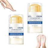 Hydrating and Anti-Cracking Foot Cream, 2024 Aktualisierung Feuchtigkeitsspendende, Anti-Riss-Fußcreme, Heel-Reparatur-Balsam, Schrundensalbe, Pflegende Fußpflegecreme, für Trockene (2PC, 40g)