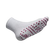 Schwarze Socken Damen 3538 S Turmalin Tanne-selbst Socken magnetische Unisex 2PCS Heißsocken Gemälde Socken Herren (White, One Size)