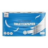 by Amazon 3-Lagiges Toilettenpapier, Geruchsfrei, 8 Rollen (1 Pack à 8), 200 Blätter pro Rolle