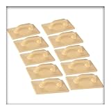 10 Stück Reibebrett Kunststoff - 280 x 140 mm, PU-Reibebrett für Maurer, Estrichleger, Putzbrett, Glättscheibe