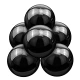 Abydada 6 Stück Magnetkugeln, Magnetspielzeug, Schreibtischspielzeug, Ferritmagnet-Set, Schwarz